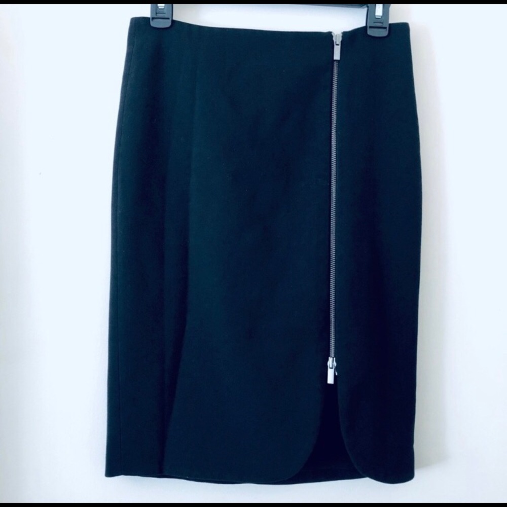 Ann Taylor Factory Stretch Zipper Pencil Skirt